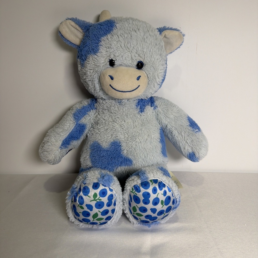 Build-A-Bear Workshop Blueberry Cow Milkshake Plush Retired Scented